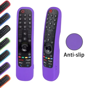 colorful silicone case cover for lg mr21ga mr21n mr21gc remote control cover for lg oled tv magic remote mr21ga free global shipping
