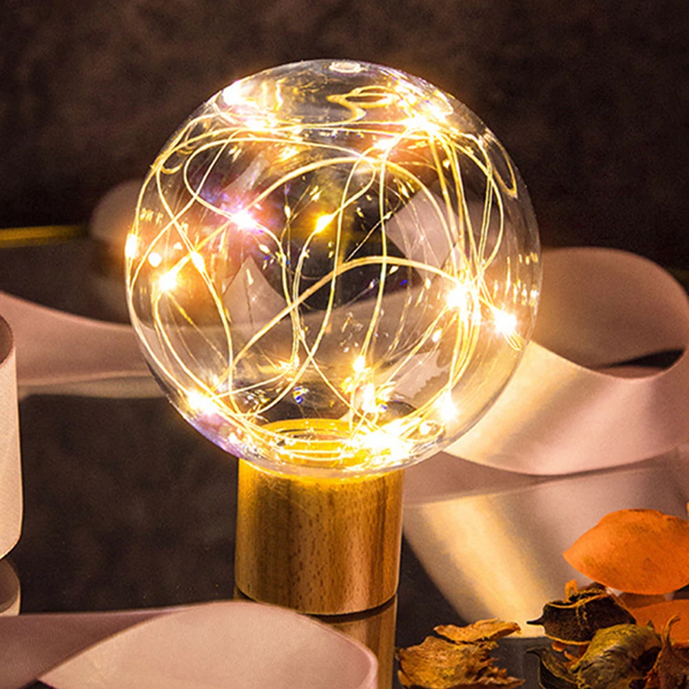 

Special Starry Sky Led Atmosphere LampMoon USB Charging Bedside Ball Log Night Light Christmas Gift Bedroom Decoration