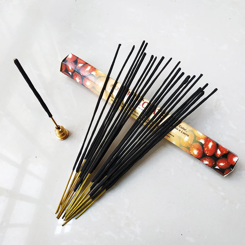 Натуральная ручная индийская палочка благовония 1 маленькая коробка шоколадные