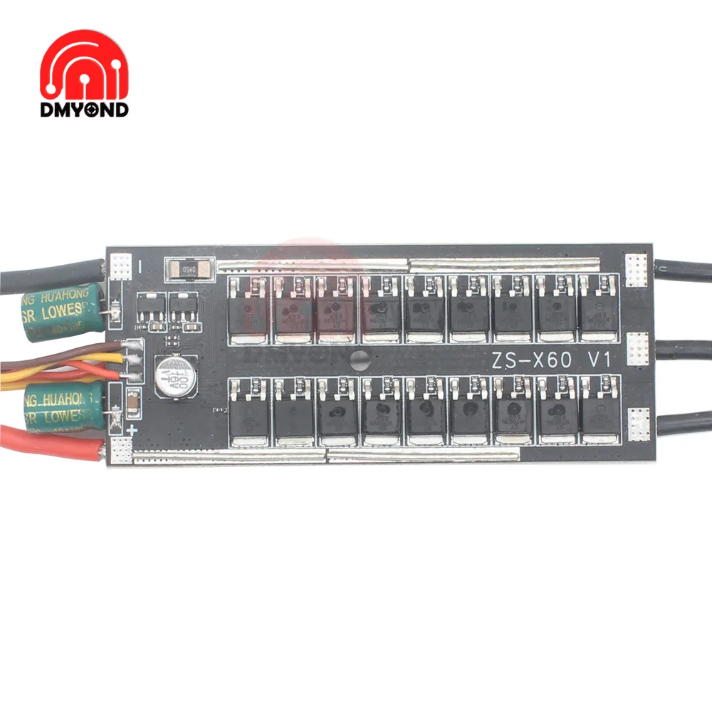 Трехфазный бесщеточный драйвер постоянного тока DC6-24V 1000 Вт BLDC бескоридовая плата