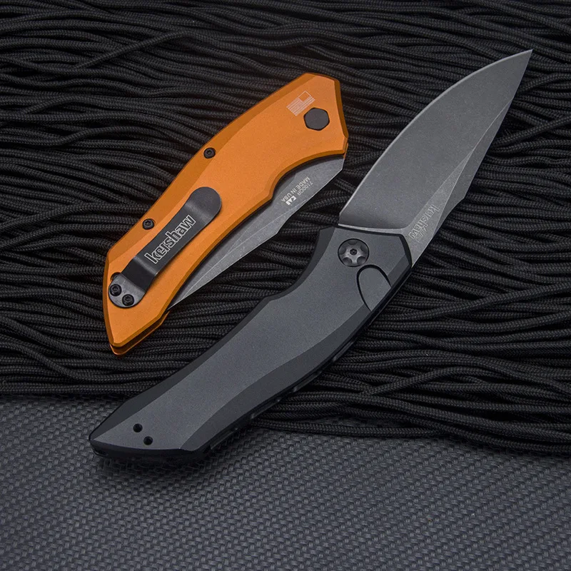 

Kershaw 7100 Outdoor Multifunctional Folding Knife Camping Hunting Pocket Self Defense Rescue Survival CPM154 Blade CNC Handle