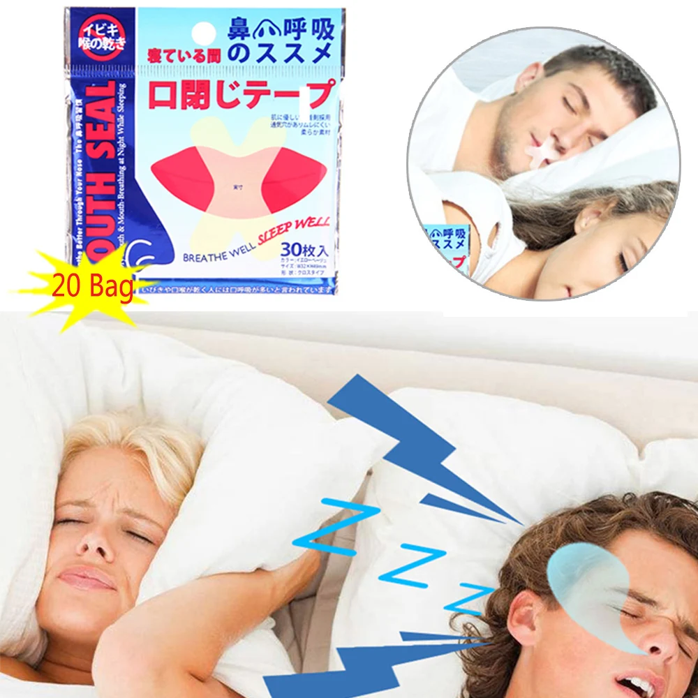 600 шт/20 пакетиков от Храпа Анти храп носовые полоски решения Стоп храпа проще