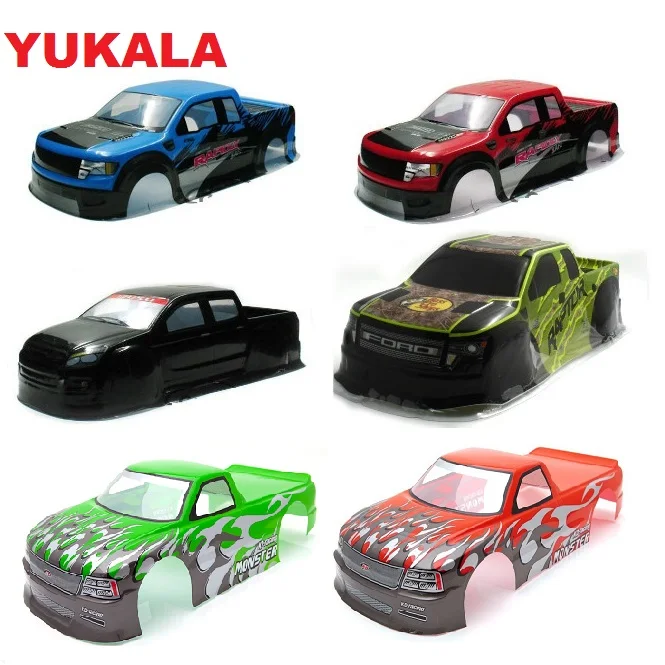 YUKALA 1/10 ПВХ Окрашенный корпус Корпуса для R/C большой фут грузовик размер 430/440/450 мм *