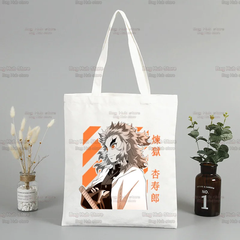 Сумка для покупок Rengoku Kyoujurou Mugen из аниме рассекающий демонов экологически чистая