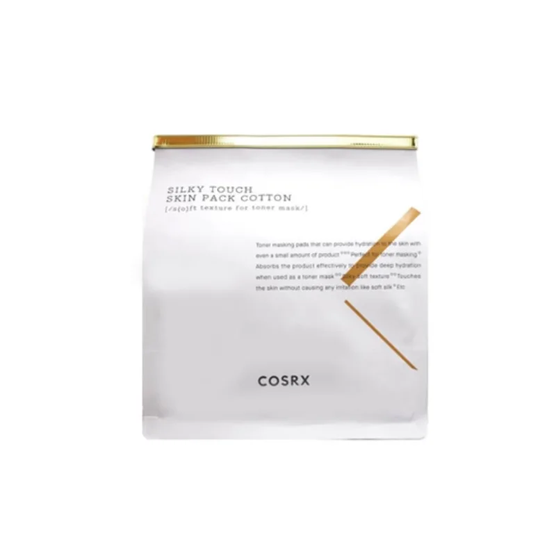

COSRX шелковистая упаковка для кожи, 80 ватных дисков, ватный дисковод для лица, средство для снятия макияжа, хлопковая Очищающая салфетка для л...