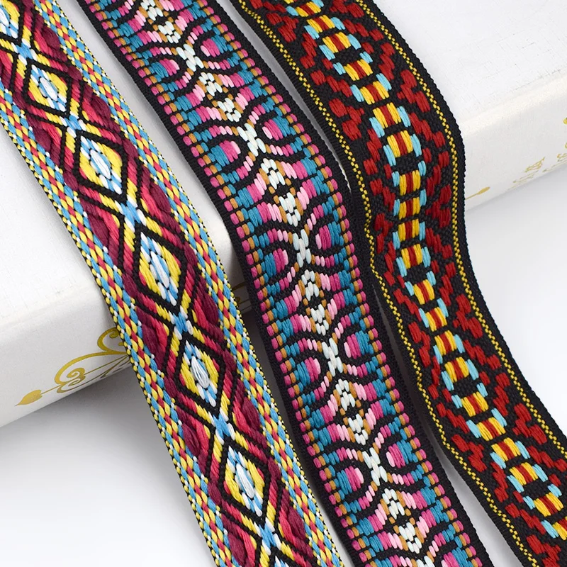 5 ярдов 30 мм полиэфирный хлопок жаккард тесьма сделай сам швейные ленты для