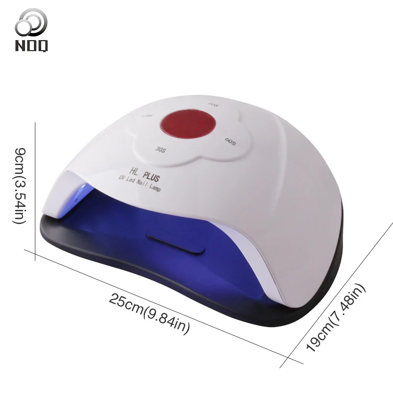 NOQ HL Plus УФ светодиодный светильник для ногтей Max90W Сушилка для ногтей ледяная лампа 45 шариков для маникюрного аппарата сушка гель-лака 4 цвета
