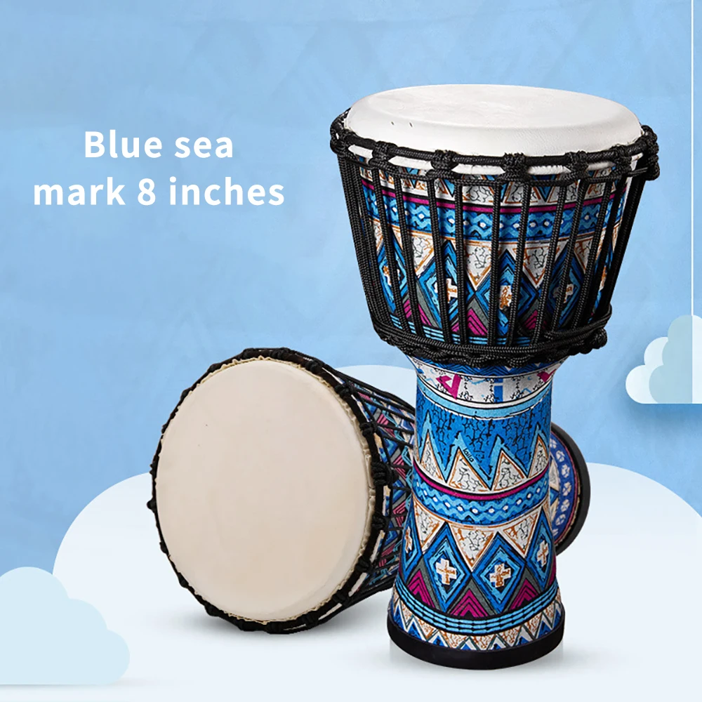 Африканский барабан Djembe деревянная козья кожа бонго деревянный музыкальный