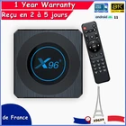 ТВ-Приставка Smart IP X96X4 Android 11 Amlogic S905X4 4 Гб 64 ГБ 32 ГБ 8K BT медиаплеер ТВ-приставка Ip ТВ-приставка доставка во Францию 2021