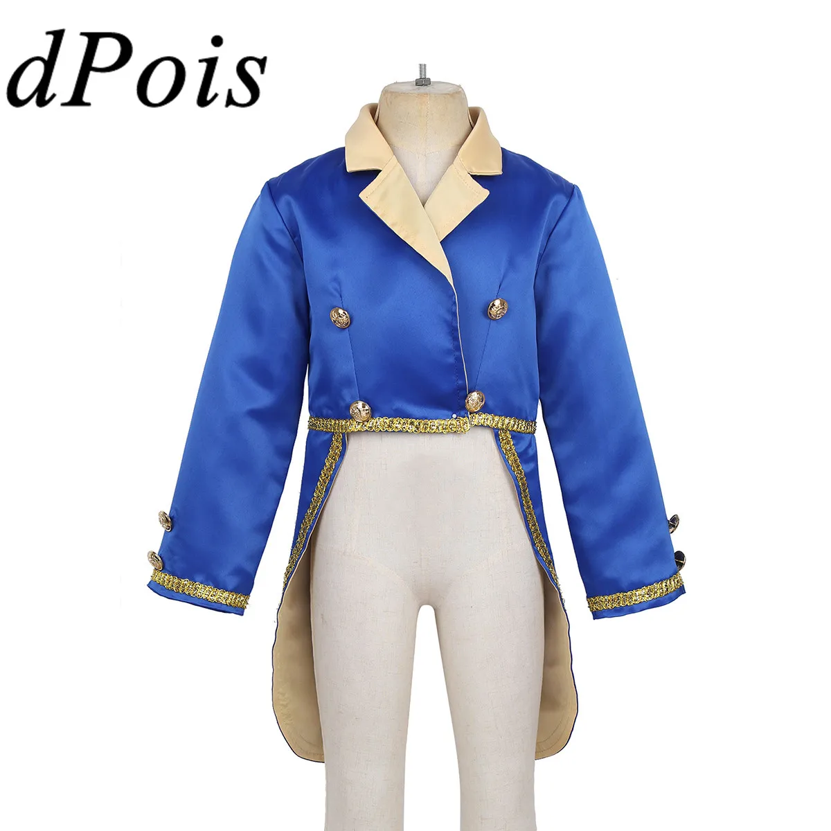 Детский костюм для мальчиков dafter косплея смокинга хвоста на Хэллоуин и день