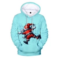 popular christmas 3d man woman new hoodie childrens pullover autumn winter light blue boy girl comfortable sweatshirt