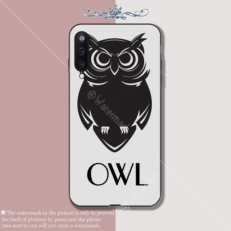 Роскошный чехол для телефона с милой мультяшной совой Samsung Galaxy A10 A20 A50 A51 A70 A71 A40 A30