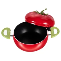creative tomato shape soup pot aluminum non stick stockpot kitchen tool cookware