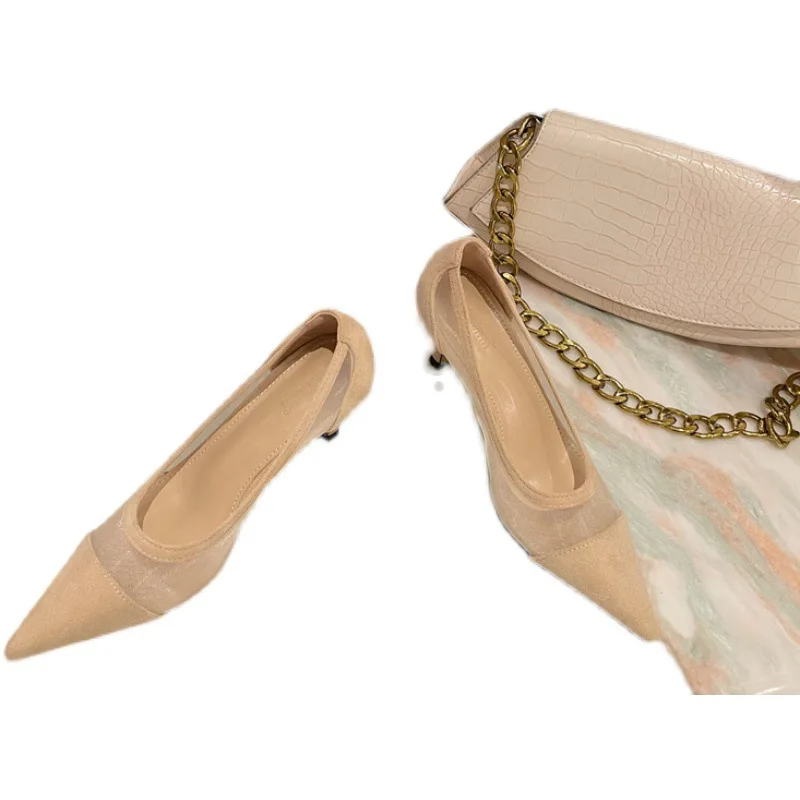 

Breathable Fine Heeled Shoes 2021 Pointed Pumps Slip On Lace-Up Sandals Ladies Basketball Platform Stiletto Spring Summer Latest