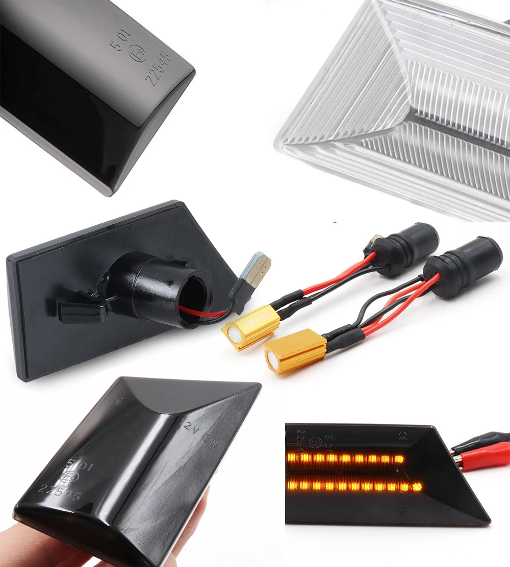 

For Opel Vectra C 2002-2008 For Opel Signum 2003-2008 2 pieces Led Dynamic Side Marker Turn Signal Light Sequential Blinker