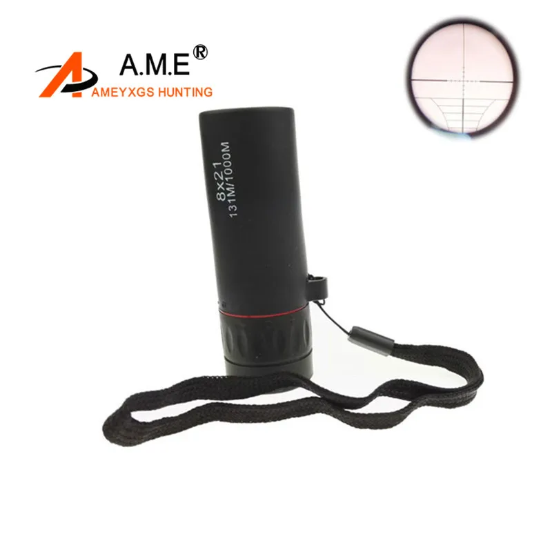8x21 Регулируемый Оптический Водонепроницаемый Портативный монокулярный
