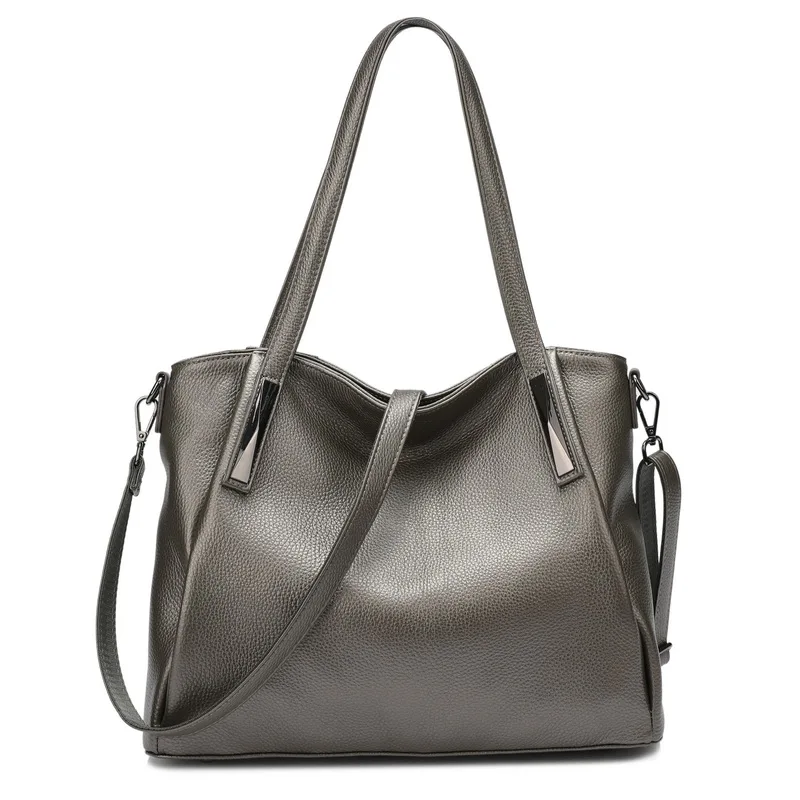 Вместительная женская сумка мессенджер ZENCY из 100% натуральной коровьей кожи кросс