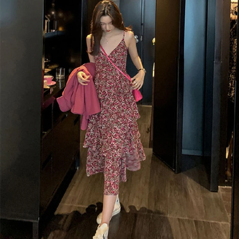 Женские свободные платья без рукавов 2020 женское платье Макси сексуальное на