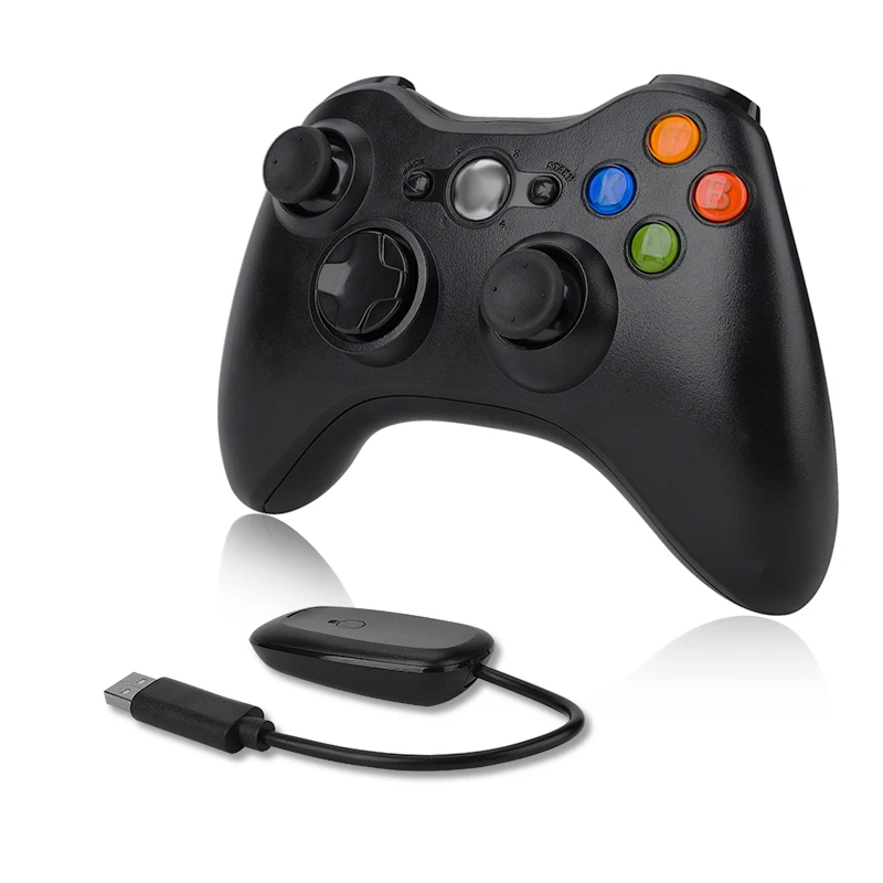 Беспроводной/проводной геймпад для Xbox 360 с двойной вибрацией игр джойстик ПК Windows