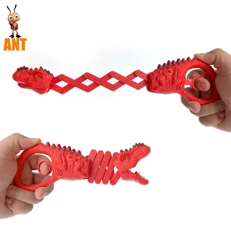 

Creative Dinosaur Telescopic Spring Manipulator Clip Tyrannosaurus Rex Decompression Trick Magic Toy Children's Gift Fidget Toys