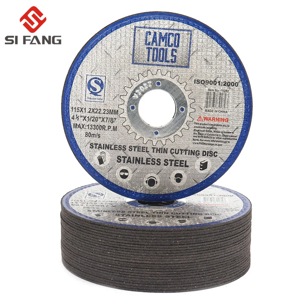 

4.5 Inch Resin Cutting Disc Metal Grinding Disc Ultrathin Flap Sanding Discs Angle Grinder for Metal Iron Stainles Steel Cutting