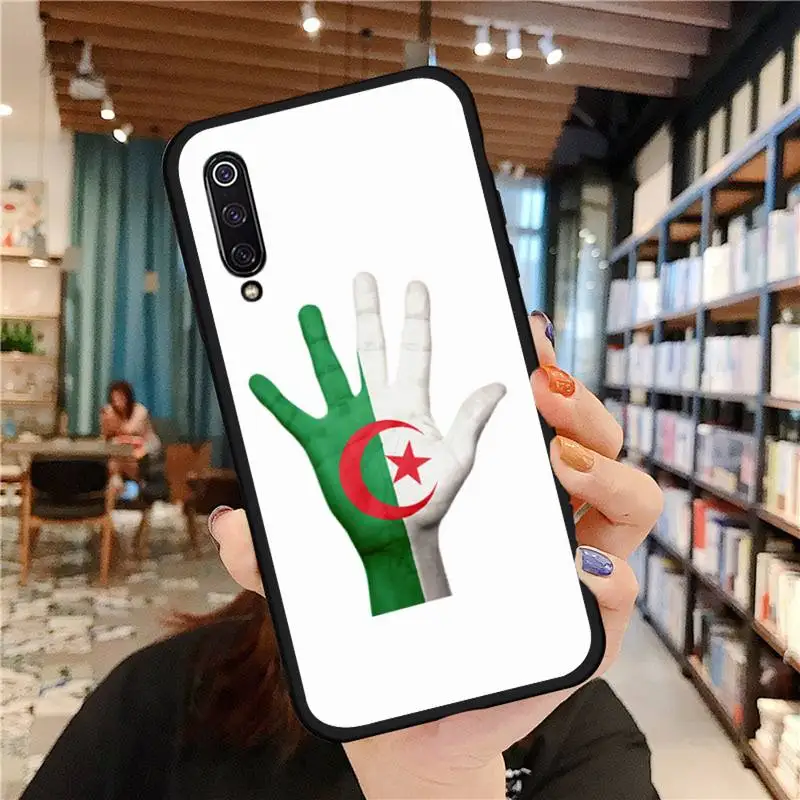 

National Flag Algeria cool Phone Case For Xiaomi Redmi 7 9t 9se k20 mi8 max3 lite 9 note 8 9s 10 pro cover funda coque
