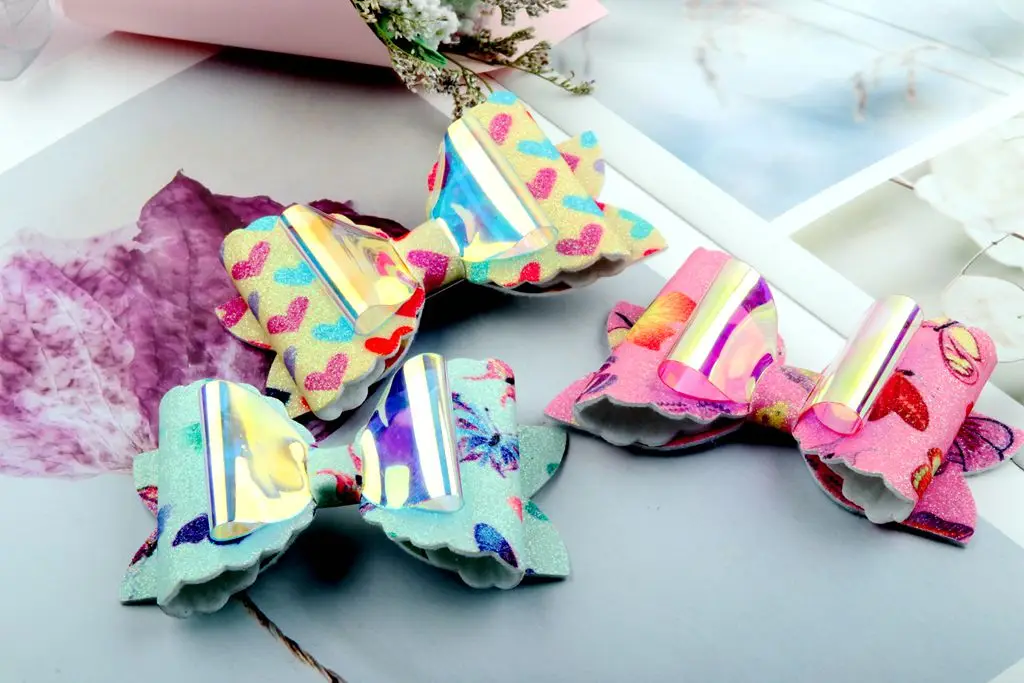 7 шт./лот для девочек весна заколки аксессуары волос мультяшный принт ПВХ