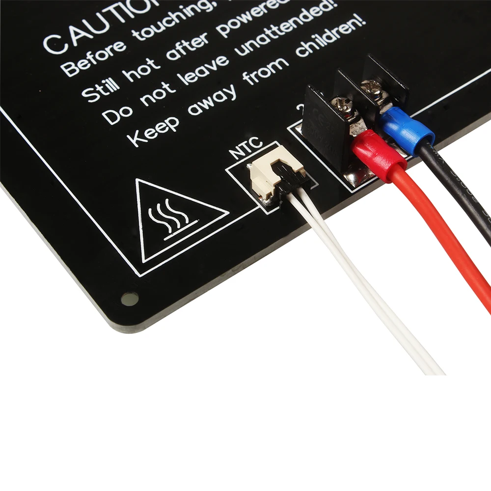 lerdge 3d printer parts 3mm aluminum substrate hotbed plate heating platform mk2a heated hot bed accessories 410mm free global shipping