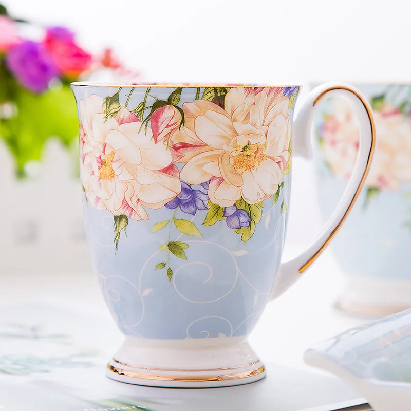 Скандинавский пасторальный костяной фарфор большая емкость кофейная молочная