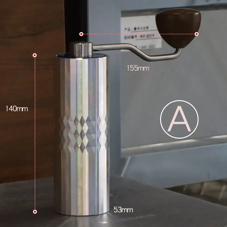 値段 ハンドクランクグラインダー手動コーヒーマシンステンレス鋼ファッション小さなコーヒーグラインダー豆ムーランカフェバー用品ED50MD