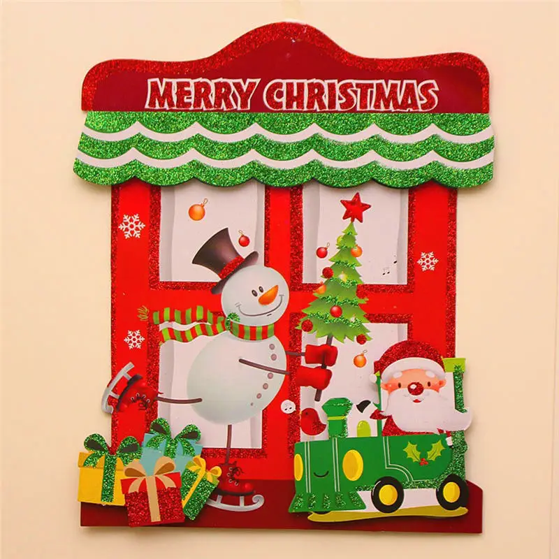 3D Романтическая Рождественская гирлянда подвесной кулон Рождественский