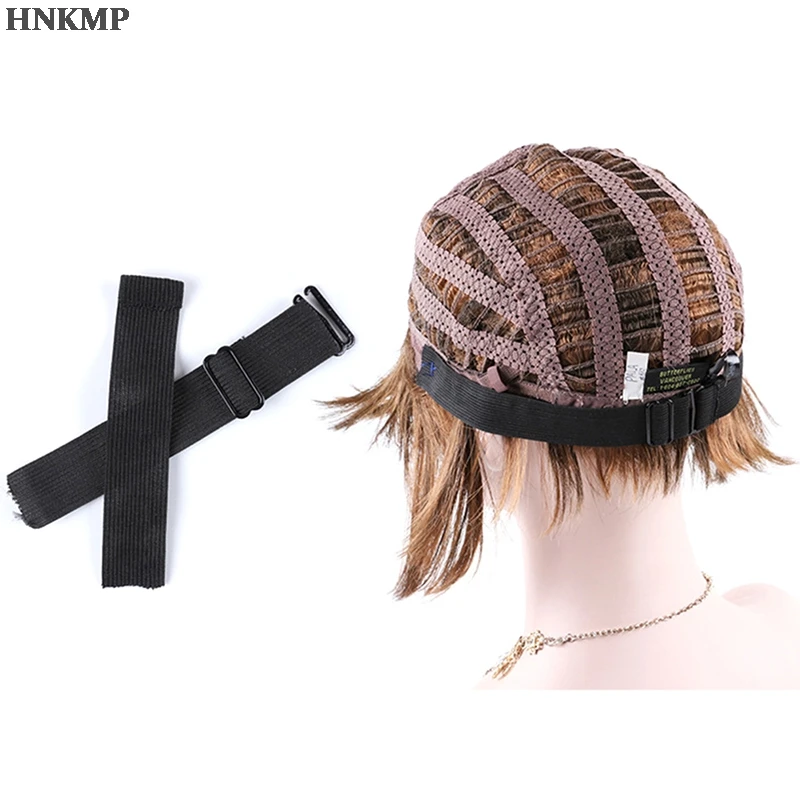 

Adjustable Black Nylon Highest Elastic Bands For Wigs Making Wig Caps Hair Net Lace Net Sewing Rubber Wig Making Tools
