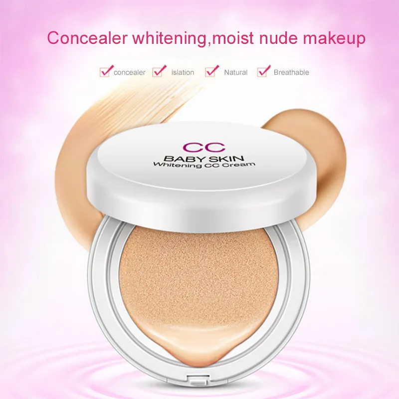Детская кожа воздушная Подушка BB CC крем-основа для макияжа лица красота Жидкая