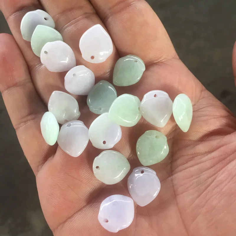 3 шт. DIY серьги из натурального бирманского нефрита кулон ожерелье класса А резной