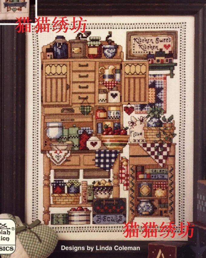 

JLchuguiHome Fun Cross Stitch Kit Package Greeting Needlework Counted Kits New Style Joy Sunday Kits Embroidery