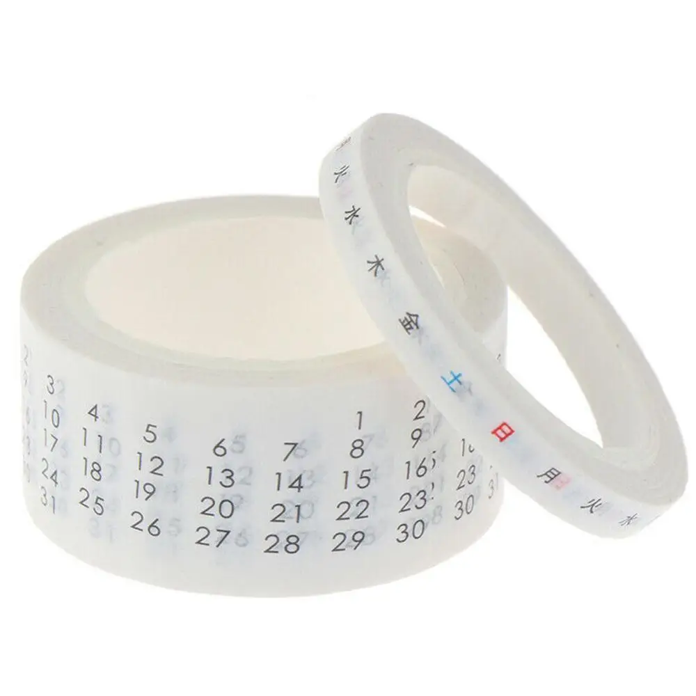 Креативный ежемесячный недельный календарь васи лента планировщик Сделай Сам