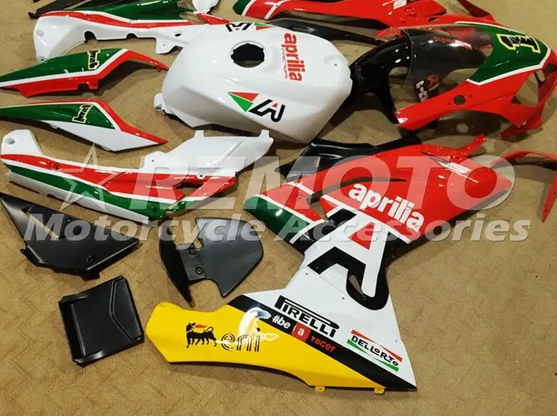 

4Gifts New ABS Injection Fairing Kit Fit for Aprilia RS125 06 07 08 09 10 11 RS4 RSV 125 2006 2011 Fairings set number 1