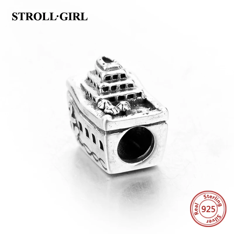 Лидер продаж подходит Pandora Талисманы браслет стерлингового серебра 925 круиз Шарм