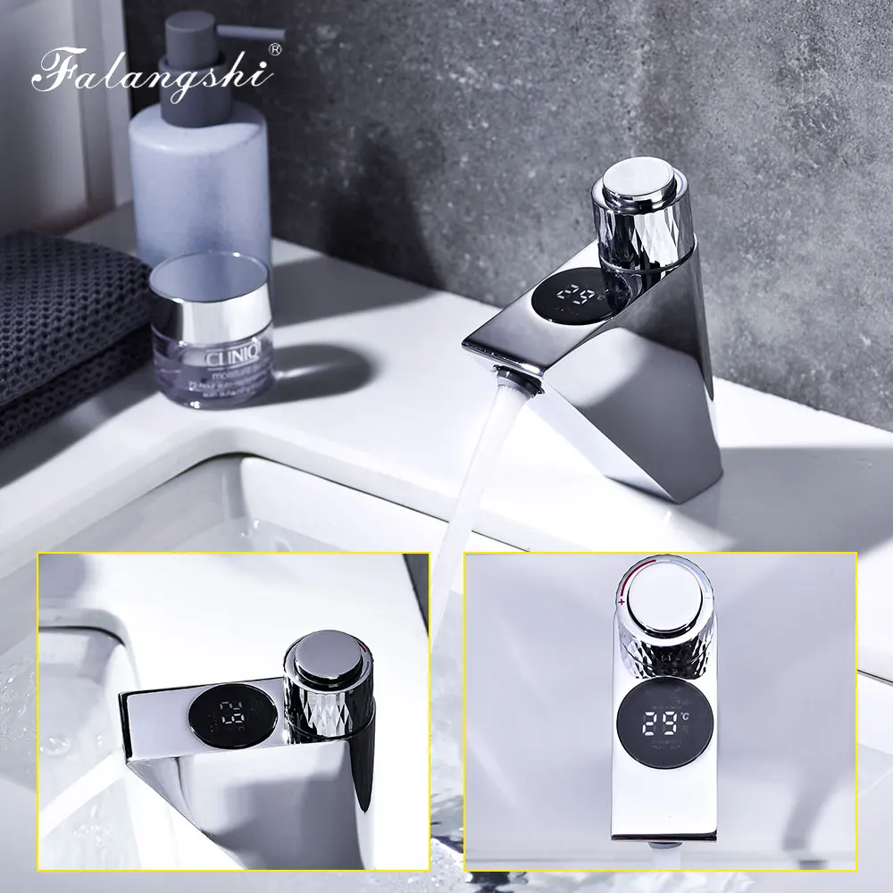 Смеситель для раковины смеситель ванной комнаты новый стиль дисплей температуры