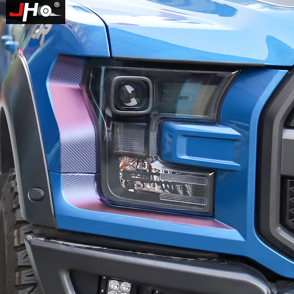 Аксессуары для пикапа JHO градиентные цвета наклейки задних фар из углеродного