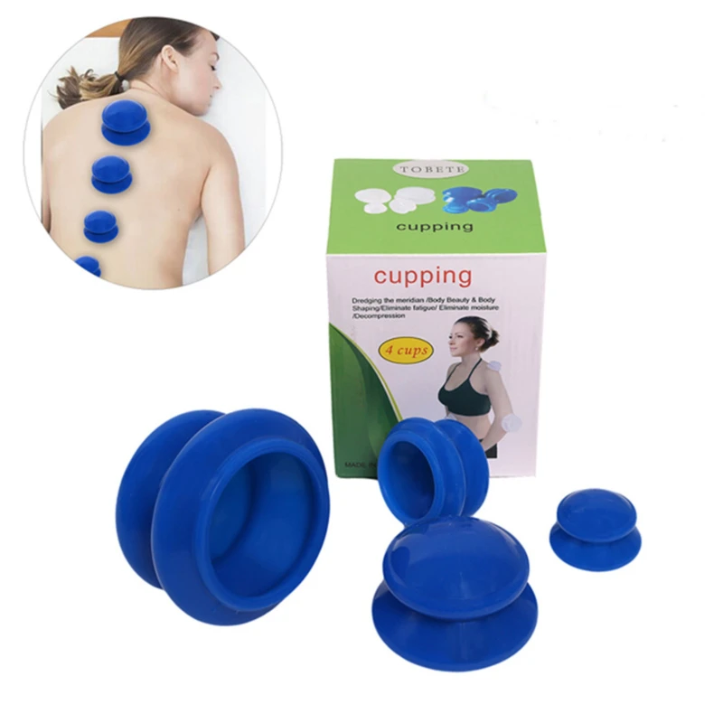 

Anti Cellulite Vacuum Silicone Vacuum Cans Suction Cups Massage Facial Body Therapy Massages Health Care 4 Size