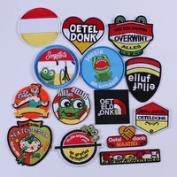 iron on patches for clothes embroidery patch sew on patches oeteldonk badges fabric stickers sewing diy applique stripes dress a