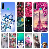 fashion matte phone case for huawei y6p 2020 case art patterned soft back cover for huawei y6p y6 p 2020 bumper 6 3 coque