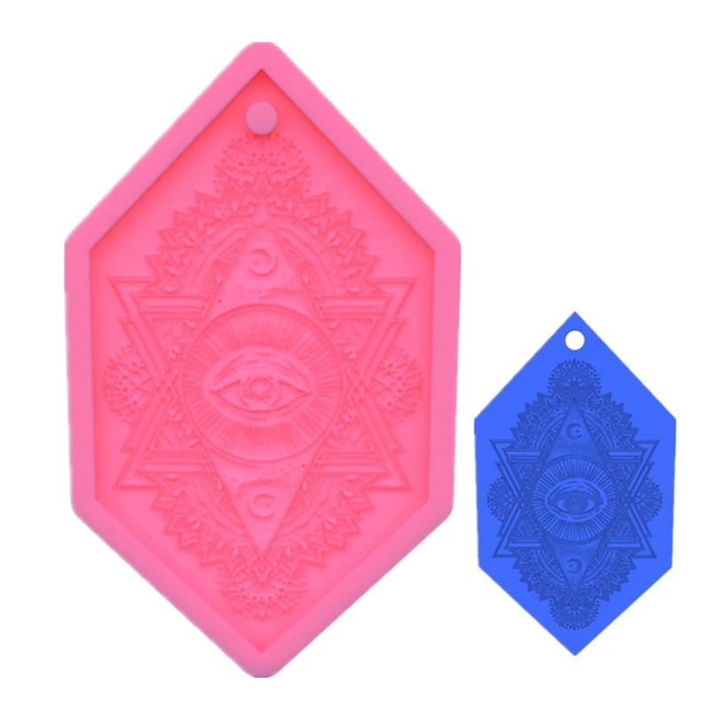 

Devil's Eye Drop Tag Silicone Mold Epoxy Resin Jewelry Mold Resin Casting Pendant Mold Suitable for Diy Resin Crafts C7AE