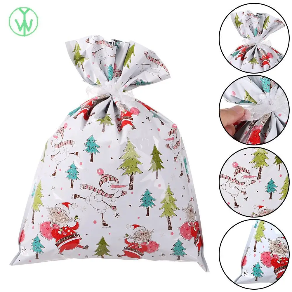 

20Pcs Paper Christmas Candy Bags Xmas Gift Packing Paper Boxes Cookie Package Xmas Gift Boxes Christmas Tree Pendant Decoration