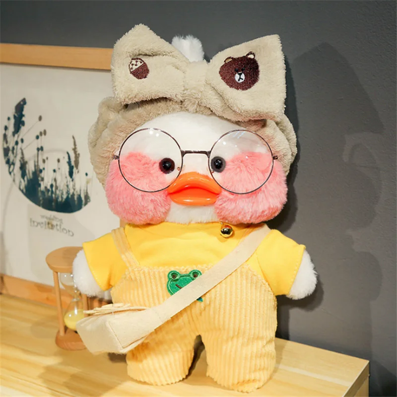 Новинка Лидер продаж 30 см Kawaii LaLafanfan плюшевая игрушка Кафе утка мультяшное