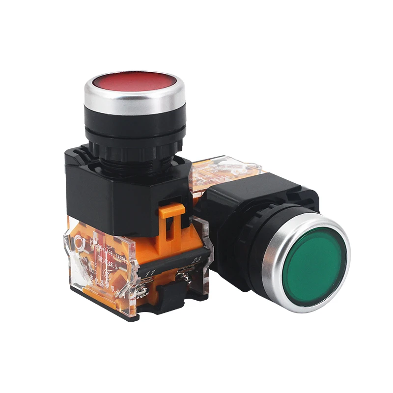 1 шт. кнопочный переключатель с автоблокировкой питания для запуска кнопка