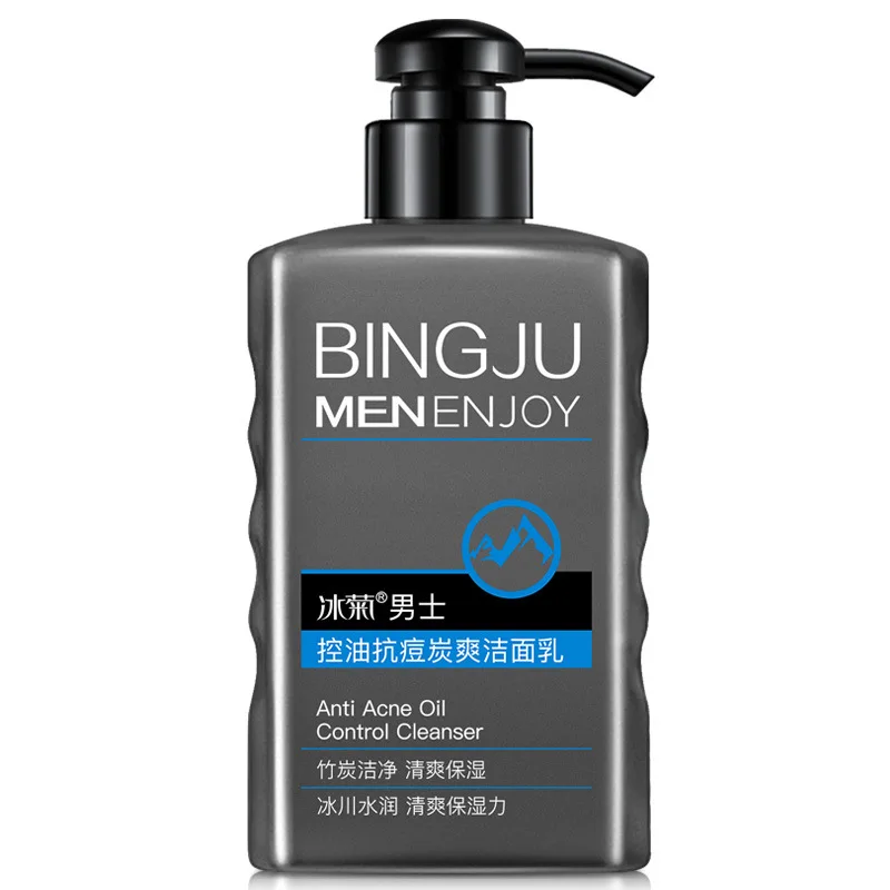 

Угри мужское очищающее средство для лица, контроль жирности, глубокое очищение увлажняющая пенка для удаления черных точек уход за кожей ле...