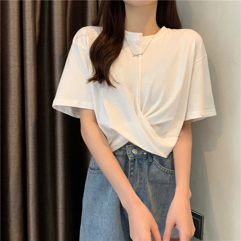 

2020 Men White Top Short Sleeve Top Shirt coral