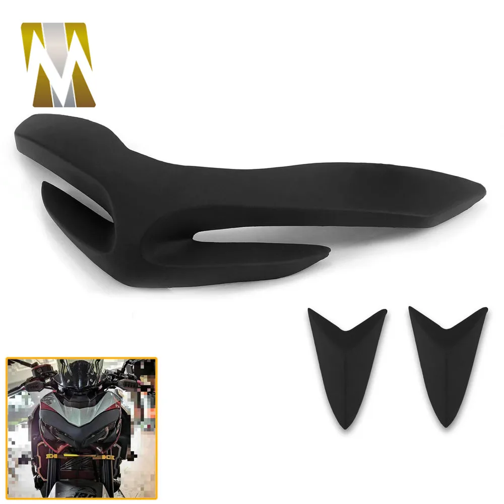 

For Kawasaki Z900 2019 2020 Motor Front Fairing Aerodynamic Winglet For Kawasaki Z900 2017 2018 Cone Extension Cover Extender